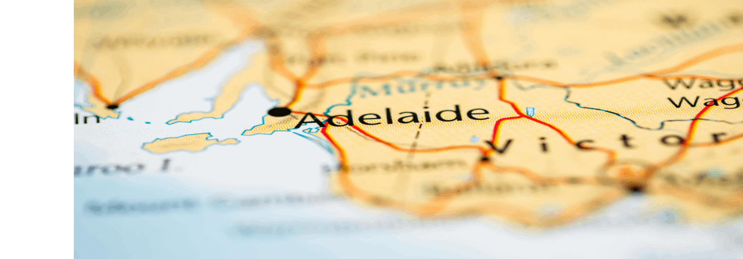 Adelaide map banner