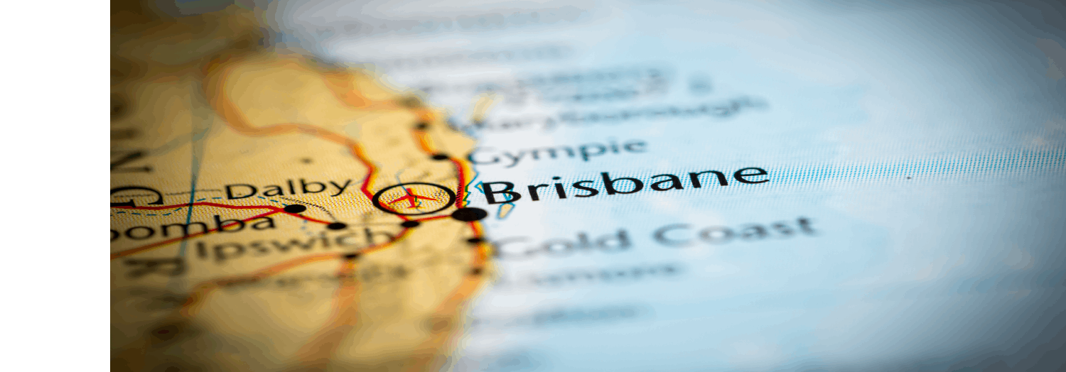 Brisbane map banner