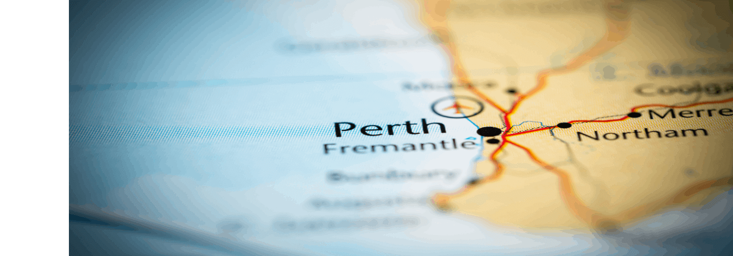 Perth map banner